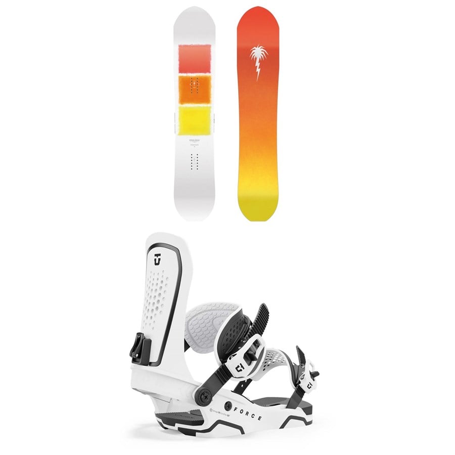 CAPiTA Spring Break Powder Racer Snowboard + Union Force Snowboard Bindings 2025