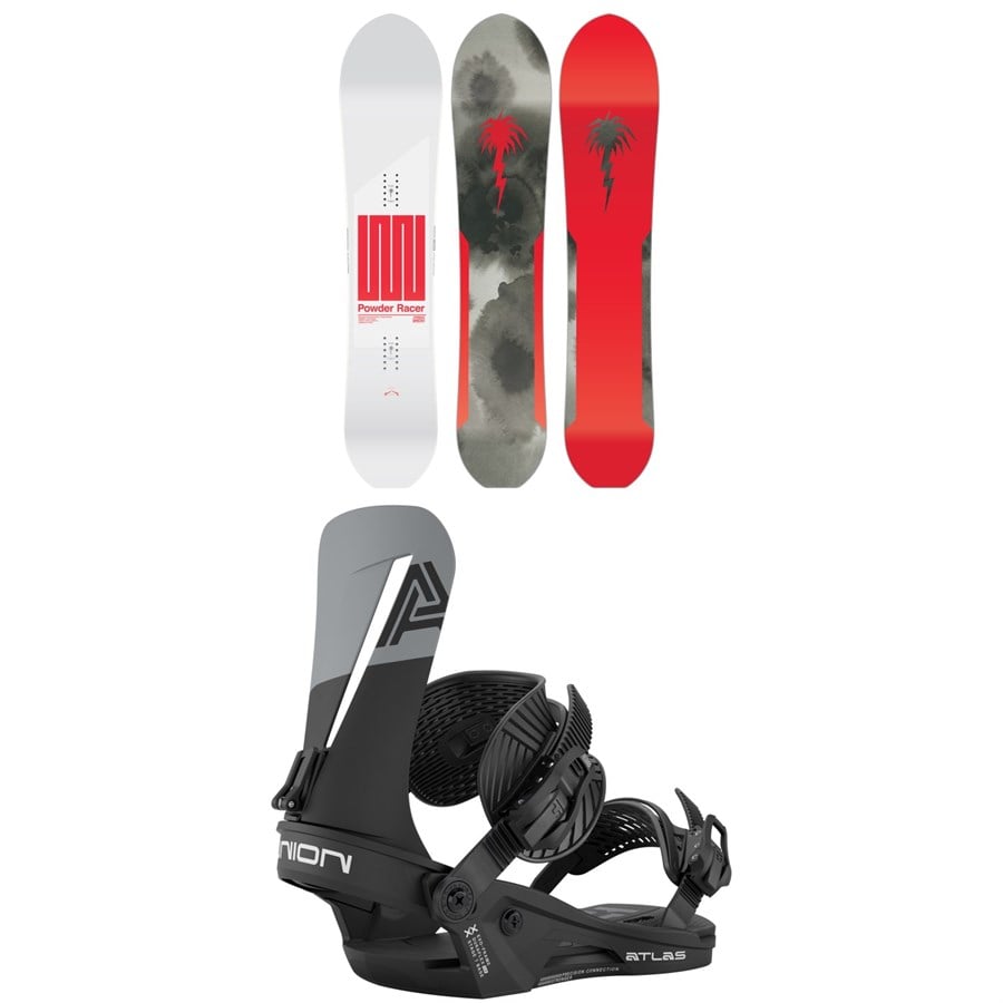 CAPiTA Spring Break Powder Racers Snowboard + Union Atlas Snowboard Bindings 2026