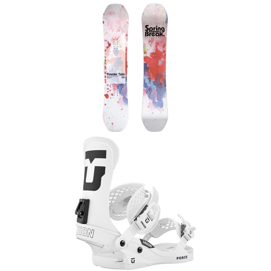 CAPiTA Spring Break Powder Twin Snowboard + Union Force Classic Snowboard Bindings 2026