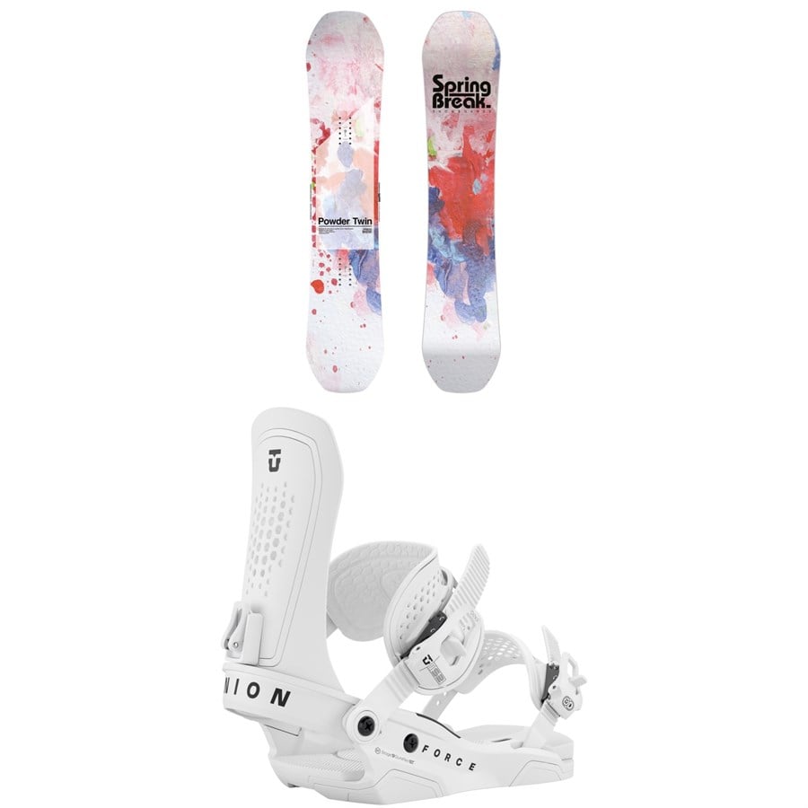 CAPiTA Spring Break Powder Twin Snowboard + Union Force Snowboard Bindings 2026