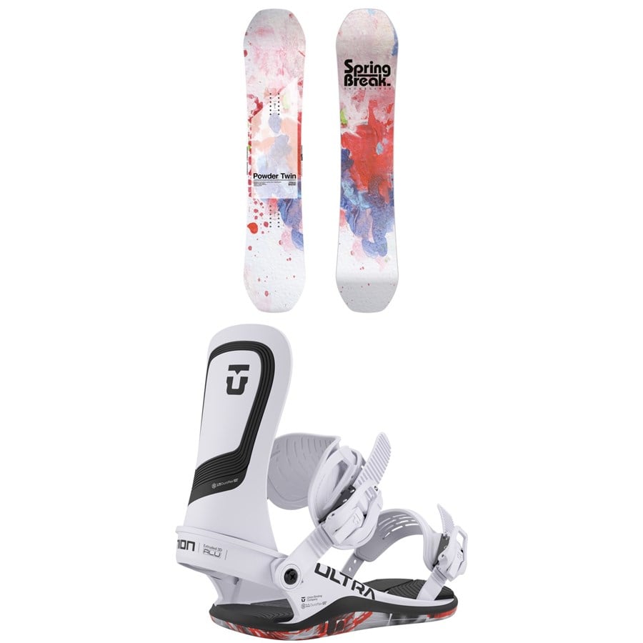CAPiTA Spring Break Powder Twin Snowboard + Union Ultra Snowboard Bindings 2026