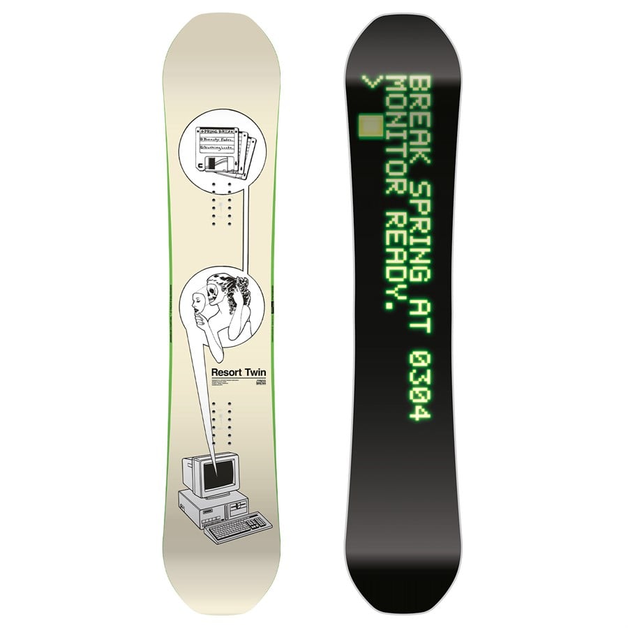 CAPiTA Spring Break Resort Twin Snowboard + Union Force Classic Snowboard Bindings + Thirtytwo Lashed Snowboard Boots 2026