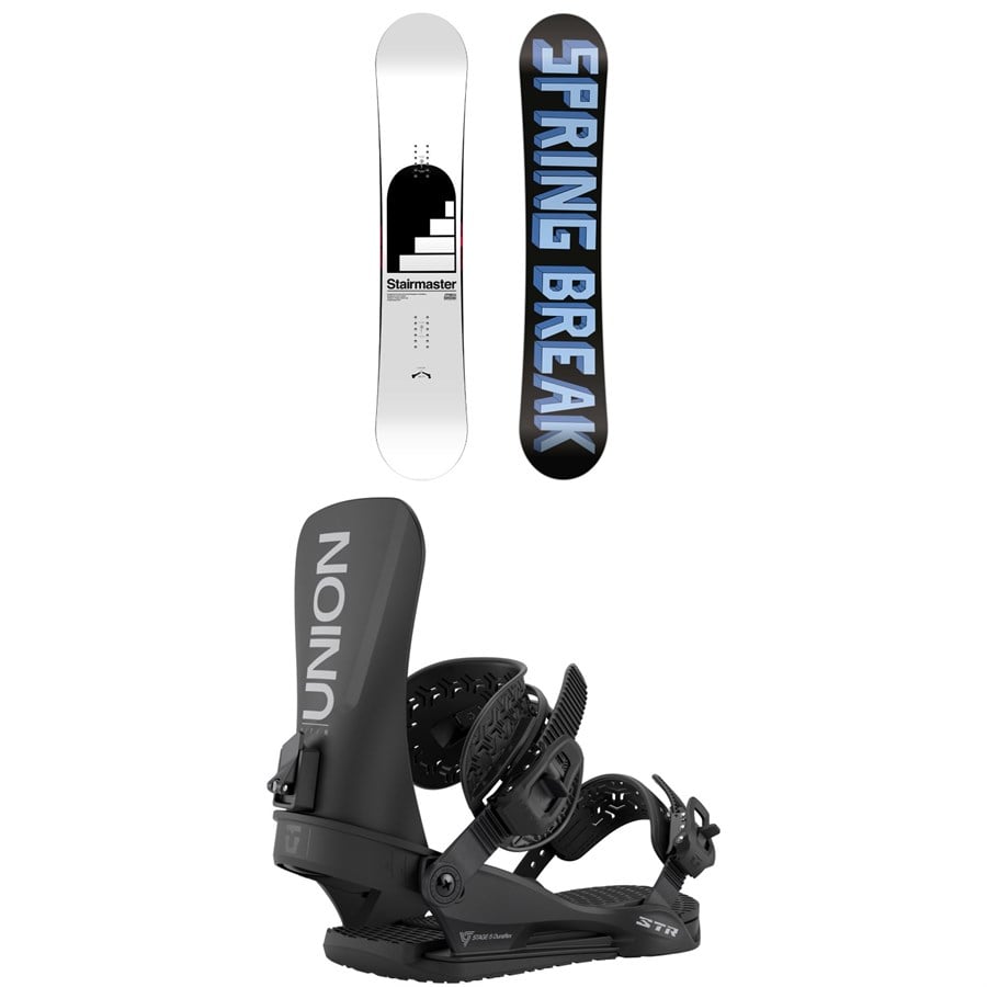 CAPiTA Spring Break Stairmaster Snowboard + Union STR Snowboard Bindings 2026