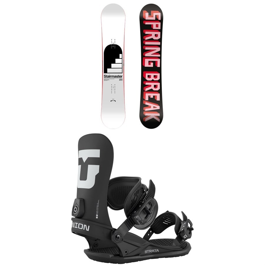 CAPiTA Spring Break Stairmaster Snowboard + Union Strata Snowboard Bindings 2026