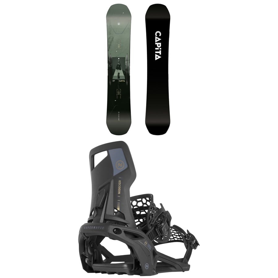 CAPiTA Super DOA Snowboard + Nidecker Supermatic Snowboard Bindings 2025