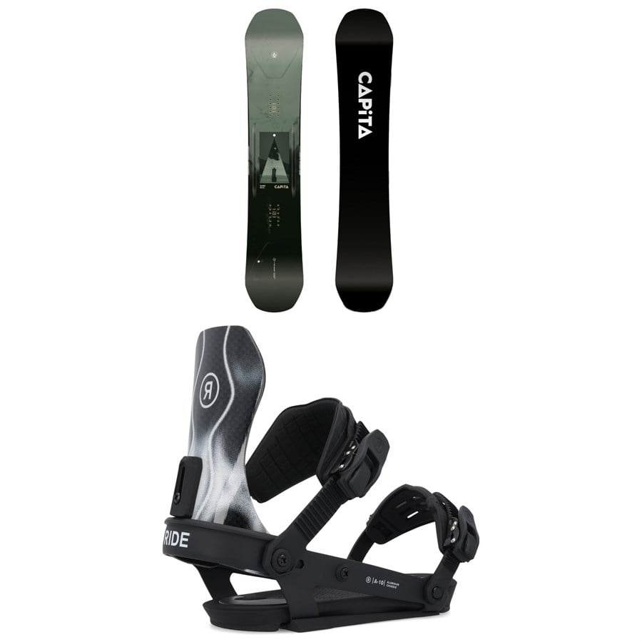 CAPiTA Super DOA Snowboard + Ride A-10 Snowboard Bindings 2025