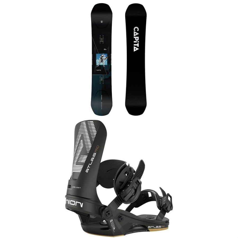 CAPiTA Super DOA Snowboard + Union Atlas Pro Snowboard Bindings 2026