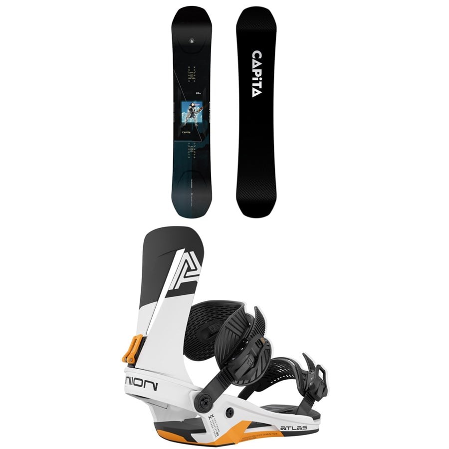 CAPiTA Super DOA Snowboard + Union Atlas Snowboard Bindings 2026