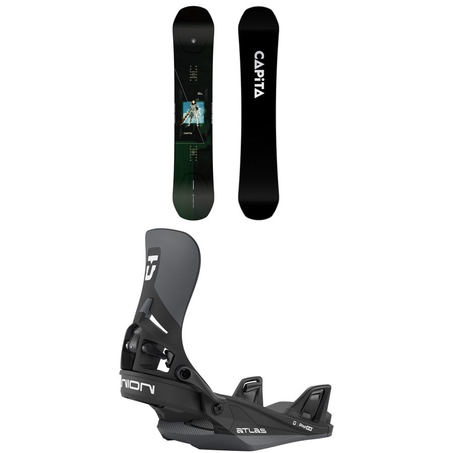 CAPiTA Super DOA Snowboard + Union Atlas Step On Snowboard Bindings 2026