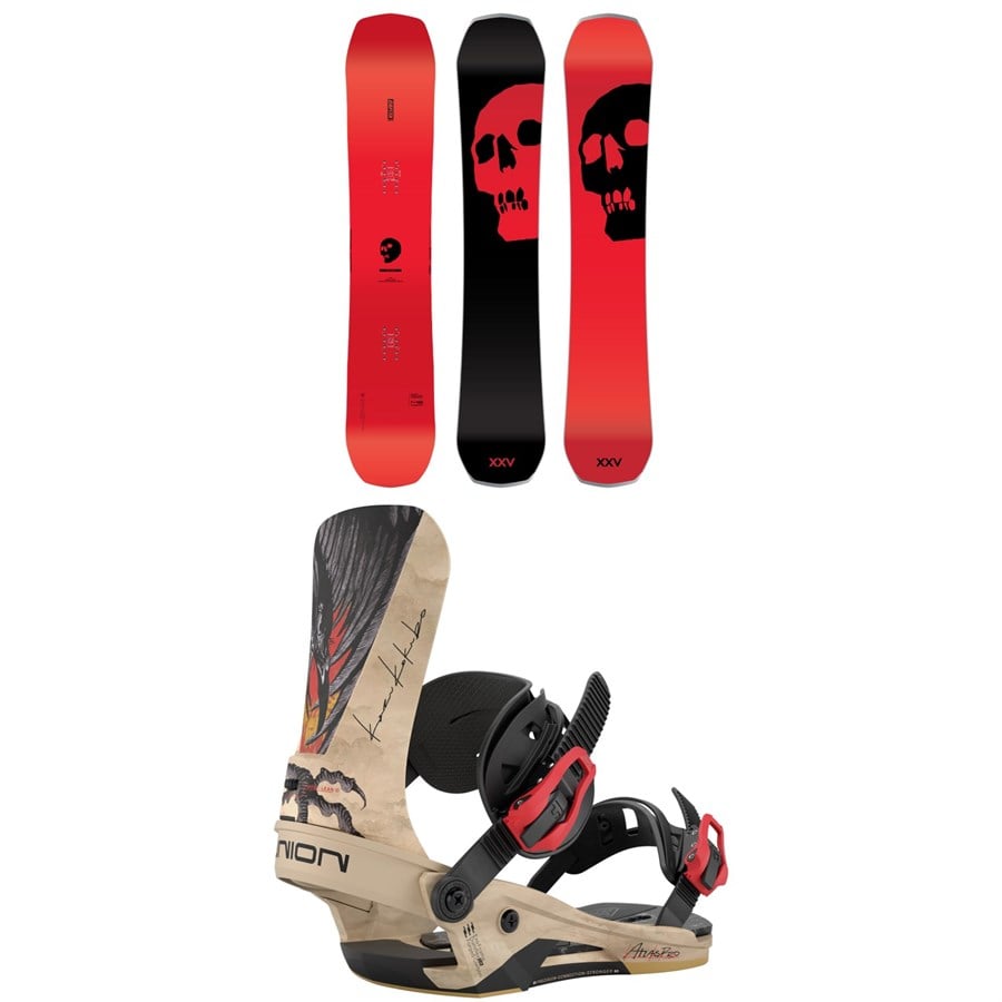 CAPiTA The Black Snowboard of Death Snowboard + Union Atlas Pro Snowboard Bindings 2026