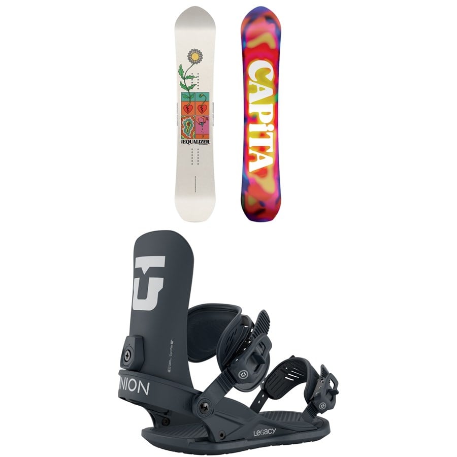 CAPiTA The Equalizer Snowboard + Union Legacy Snowboard Bindings - Women's 2026