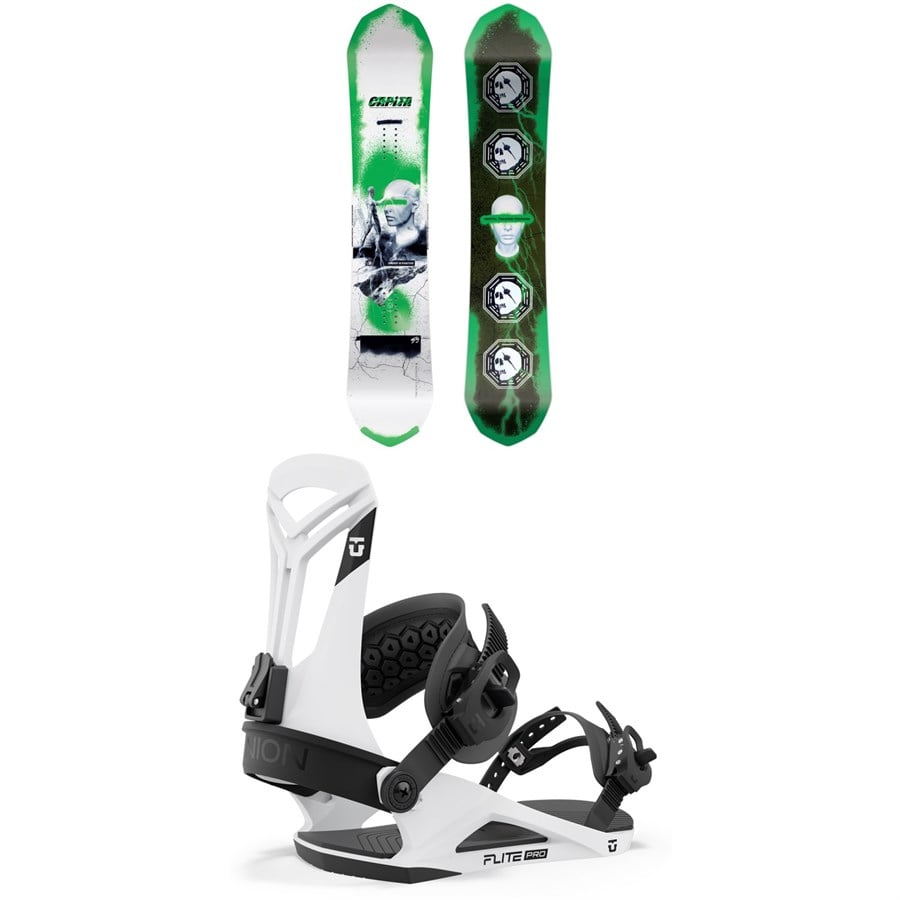 CAPiTA Ultrafear Reverse Camber Snowboard + Union Flite Pro Snowboard Bindings 2024