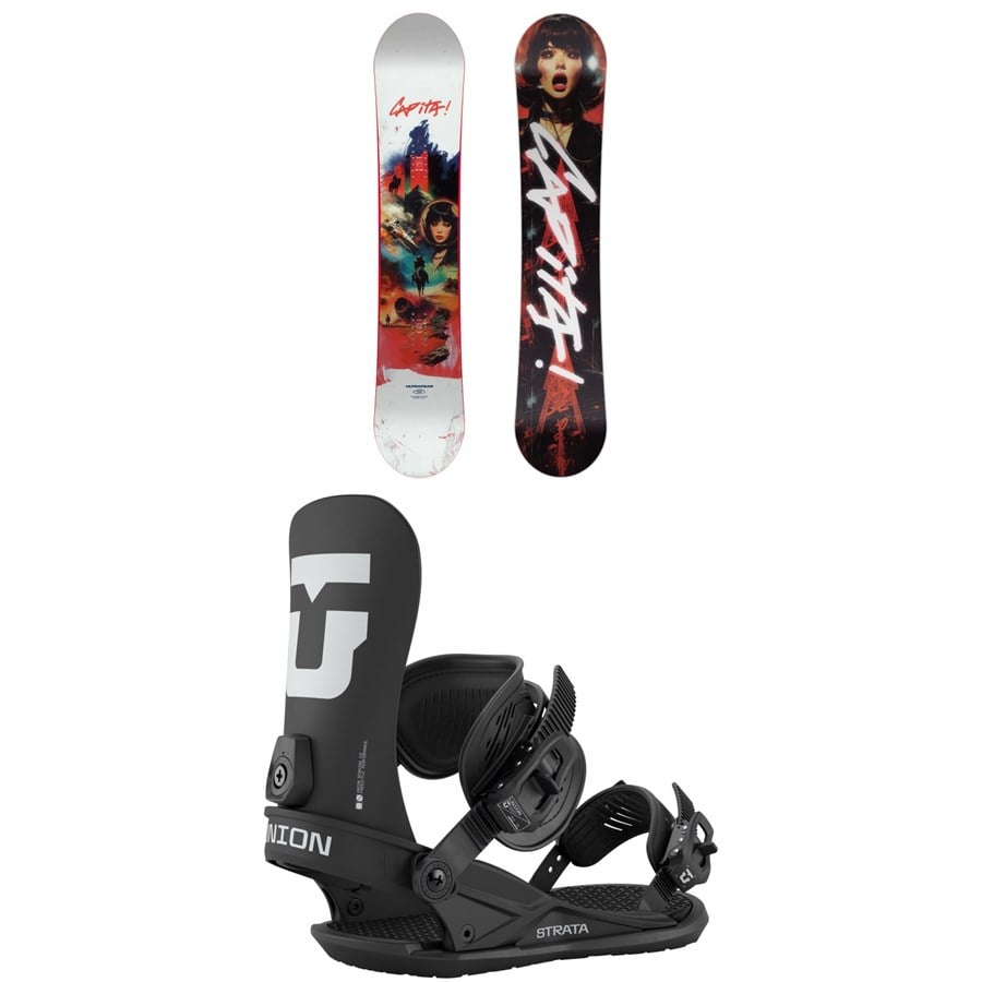 CAPiTA Ultrafear Snowboard + Union Strata Snowboard Bindings 2026