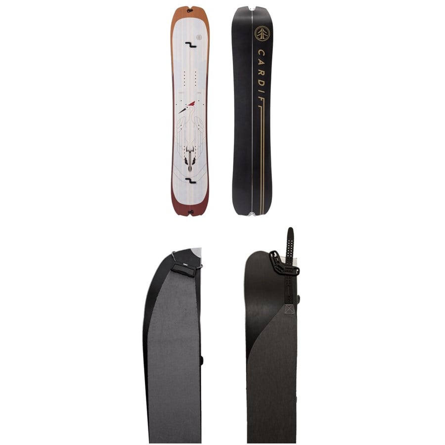 Cardiff Crane Enduro Splitboard + Karakoram Smart Splitbboard Skins 2025