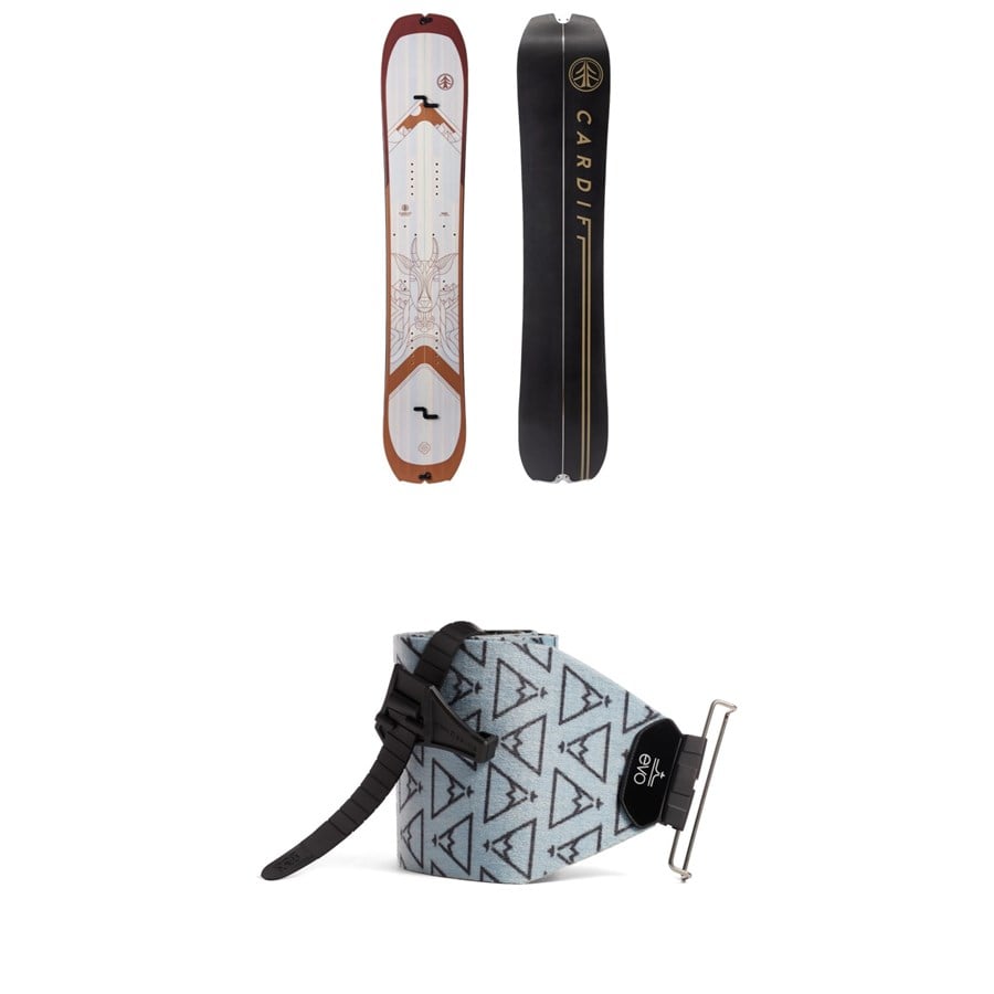 Cardiff Goat Enduro Splitboard + Evo X Pomoca Pro Glide Splitboard Skins