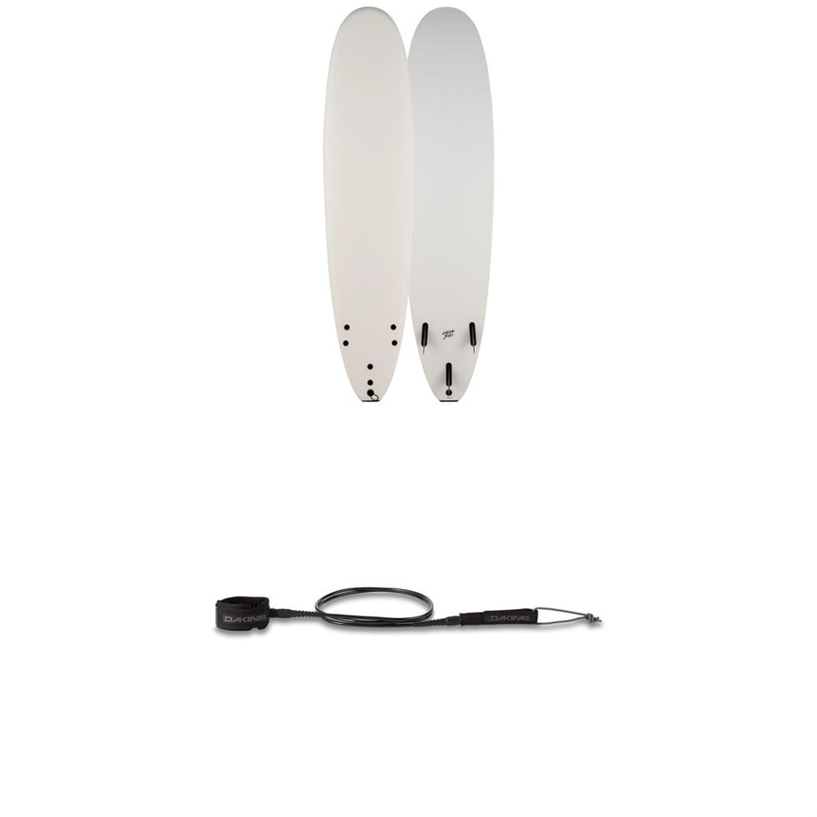 Catch Surf Blank Series 8'0" Log Surfboard + Dakine Kainui Team 8' Leash