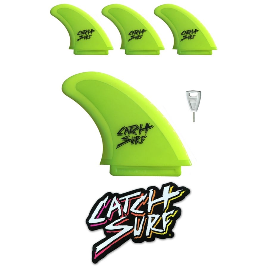 Catch Surf Hi-Performance Safety-Edge Quad Fin Set