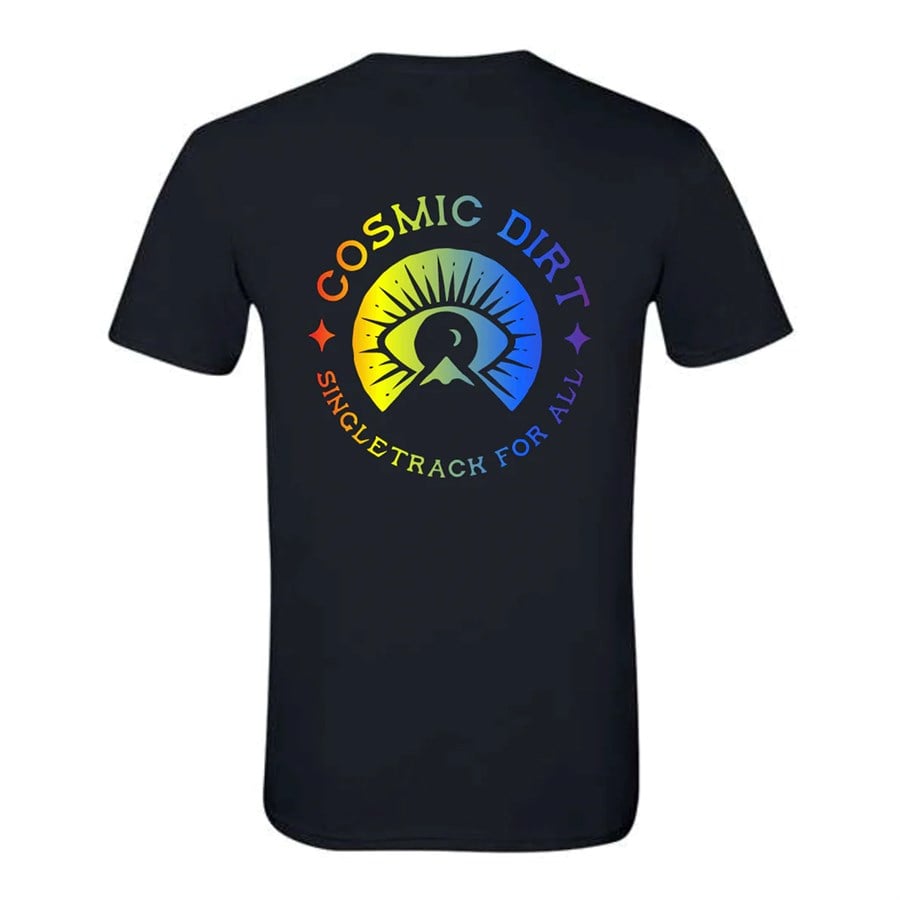 Cosmic Dirt Pride Edition Singletrack For All Tech Tee
