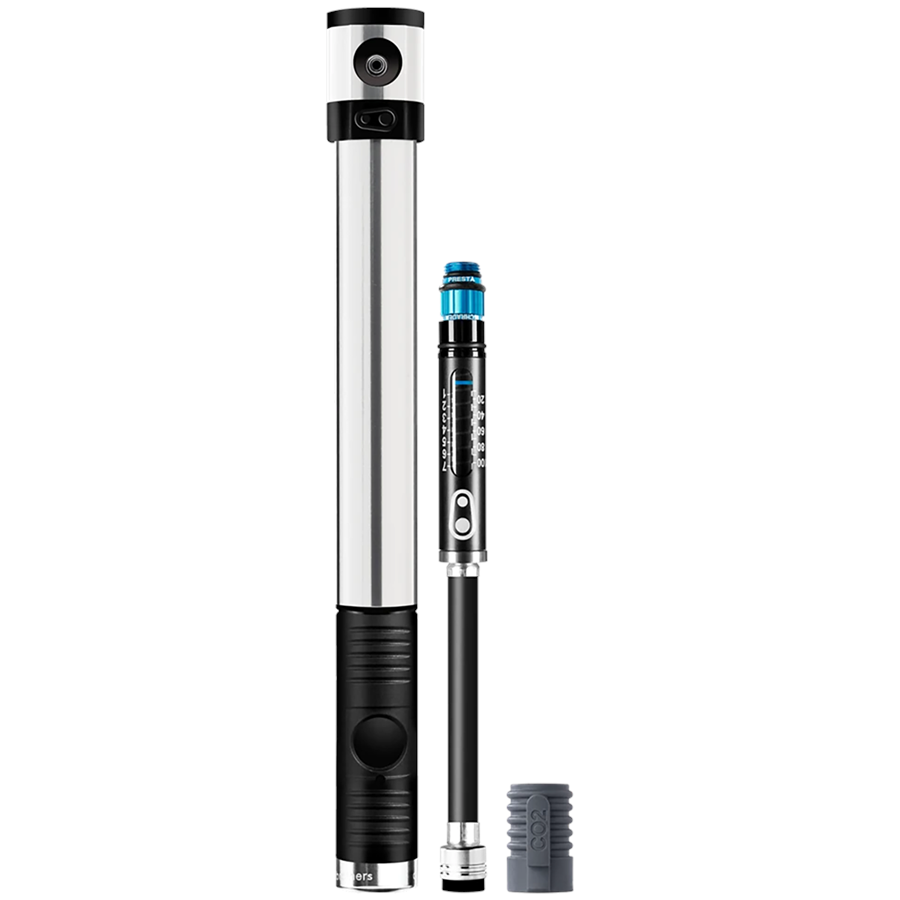 Crank Brothers Klic HV Gauge with CO2 Mini Pump