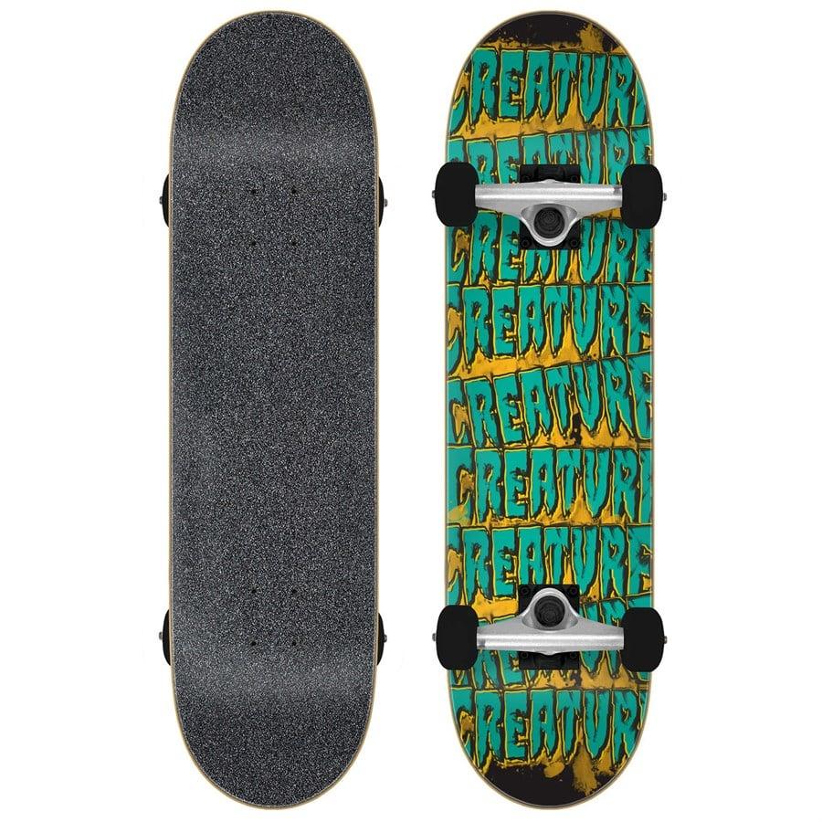 Creature Logo Spill Mini 7.75 Skateboard Complete