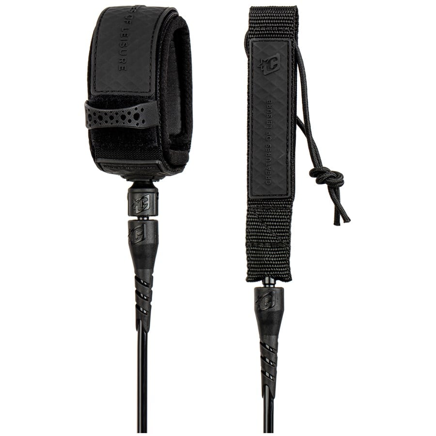 Creatures Of Leisure Pro 7' Surf Leash + Sticky Bumps Basecoat Wax + Sticky Bumps Easy Grip Wax Comb