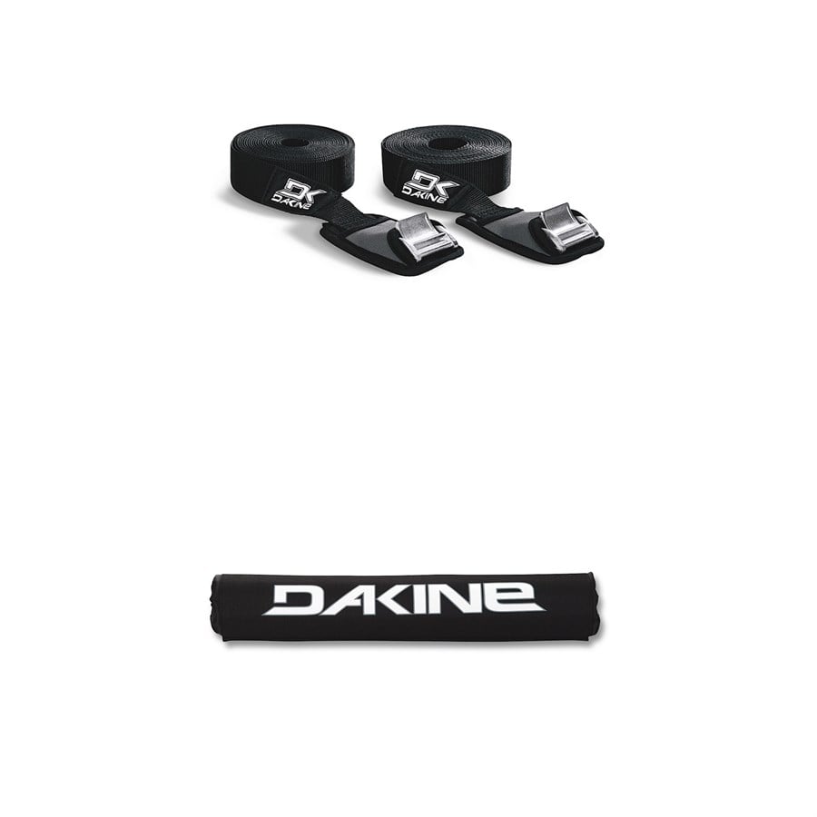 Dakine Baja 12' Tie Down Straps - Set Of 2 + Dakine 18" Rack Pads - Set Of 2