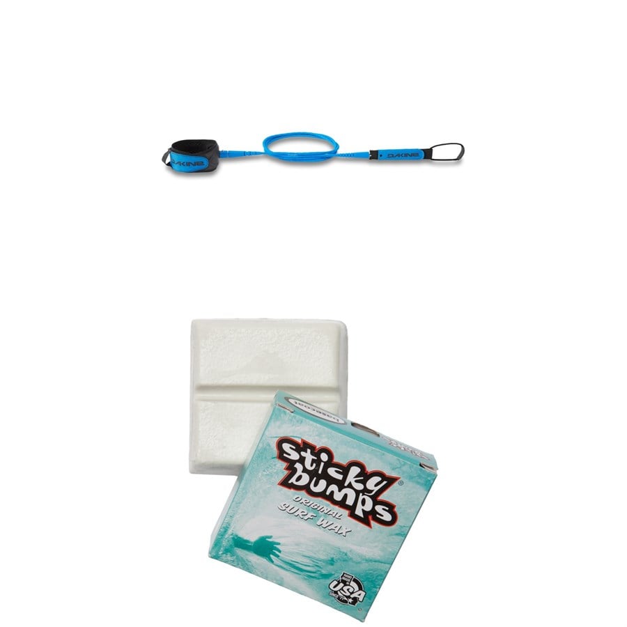 Dakine Kaimana Team 6' Leash + Sticky Bumps Basecoat Wax