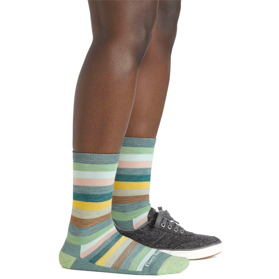 Darn Tough Mystic Stripe Lightweight Cushion Crew Socks - Women's