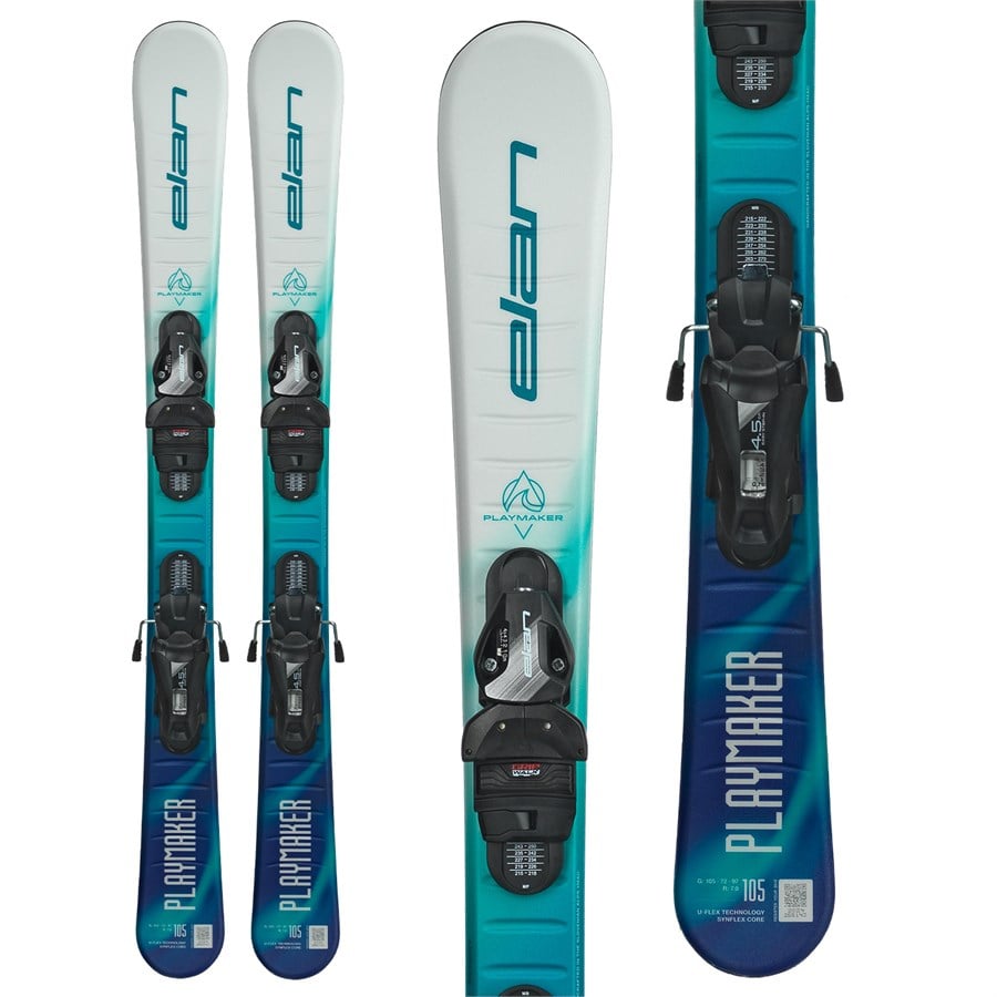Elan Playmaker Jr Skis + EL 4.5 GW Bindings - Kids' 2026