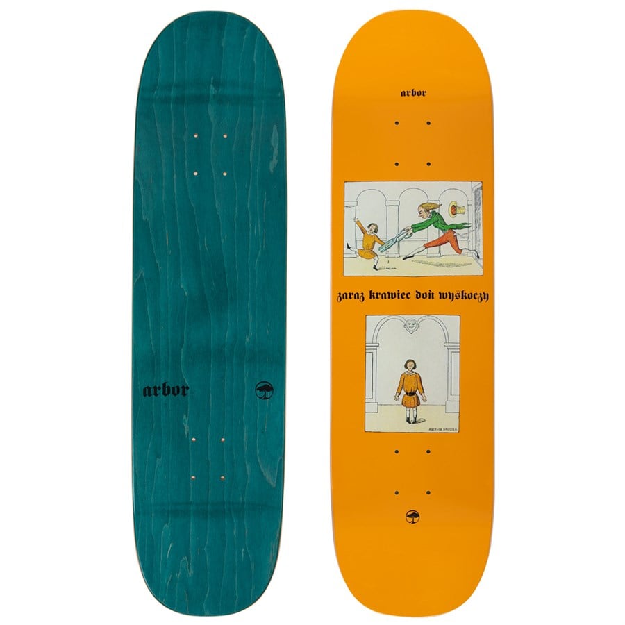 Arbor Folklore Amelia 8.5 Skateboard Deck