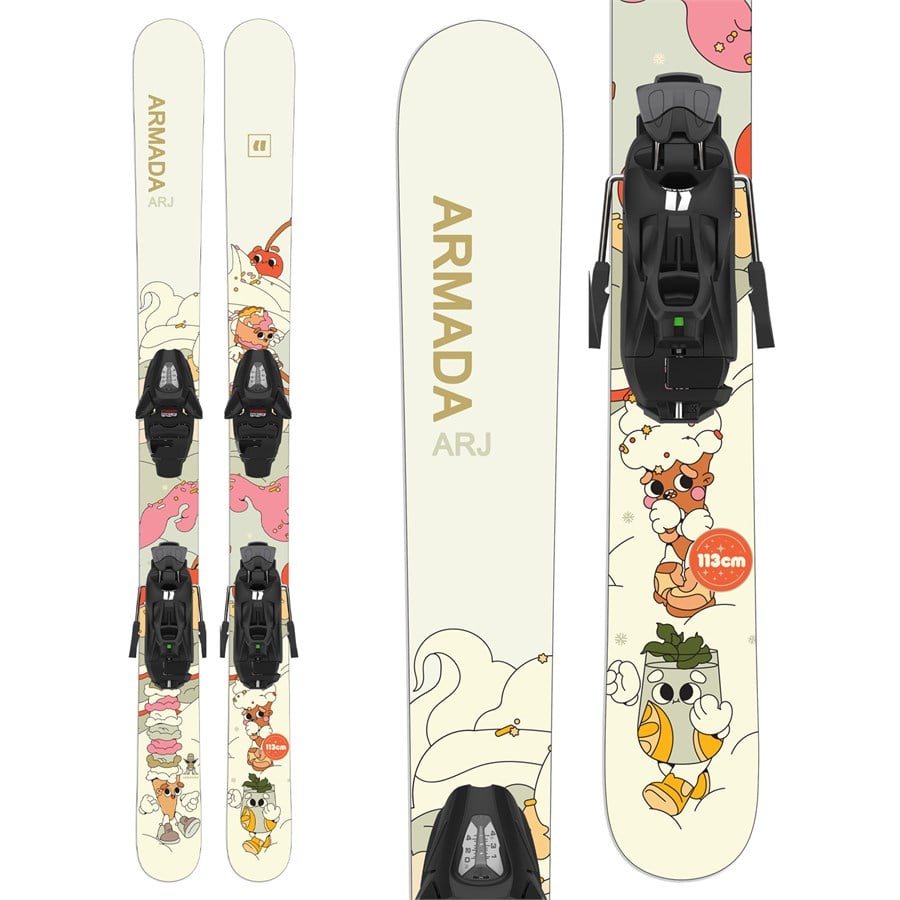 Armada ARJ Skis + C5 Bindings - Kids' 2025
