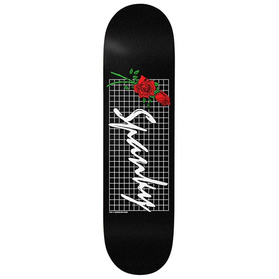 Baker Spanky Black Roses 8.25 Skateboard Deck