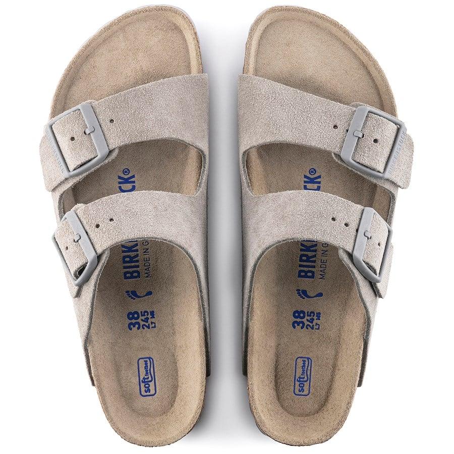 Birkenstock Arizona Suede Soft Footbed Sandals