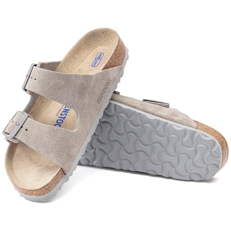 Birkenstock Arizona Suede Soft Footbed Sandals