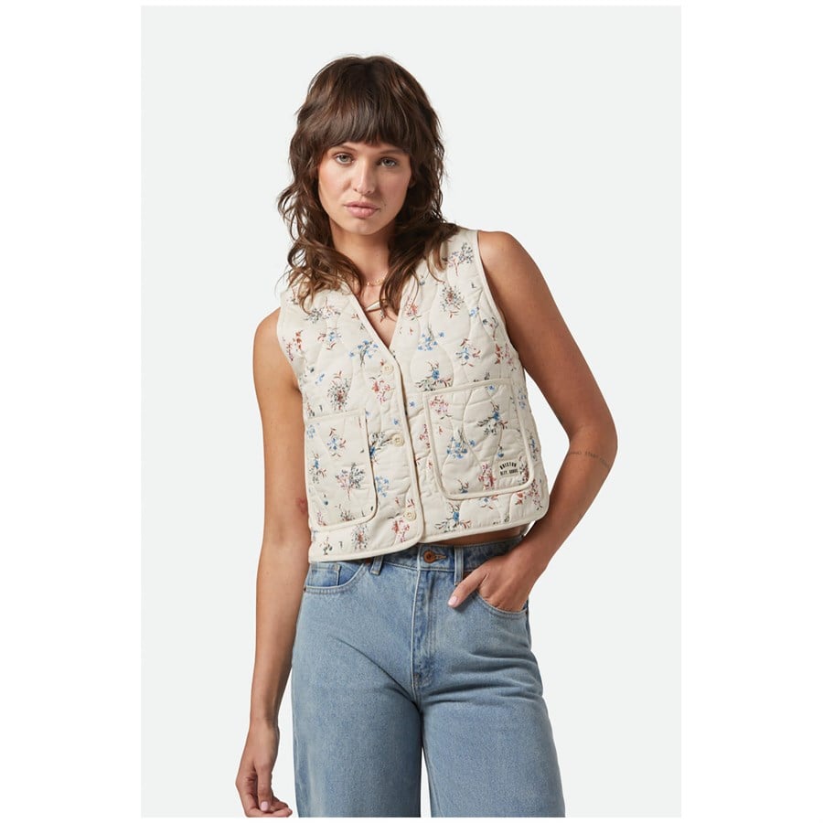 Brixton Field Floral Quilted Vest - Women's