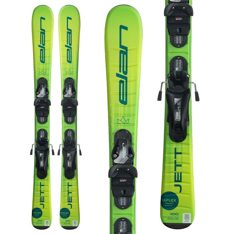 Elan Jett Skis + EL 7.5 GW Bindings - Kids' 2025