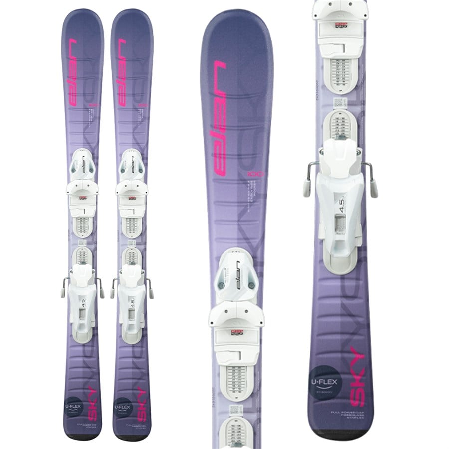 Elan Sky Jr Skis + EL 7.5 GW Bindings - Kids' 2026