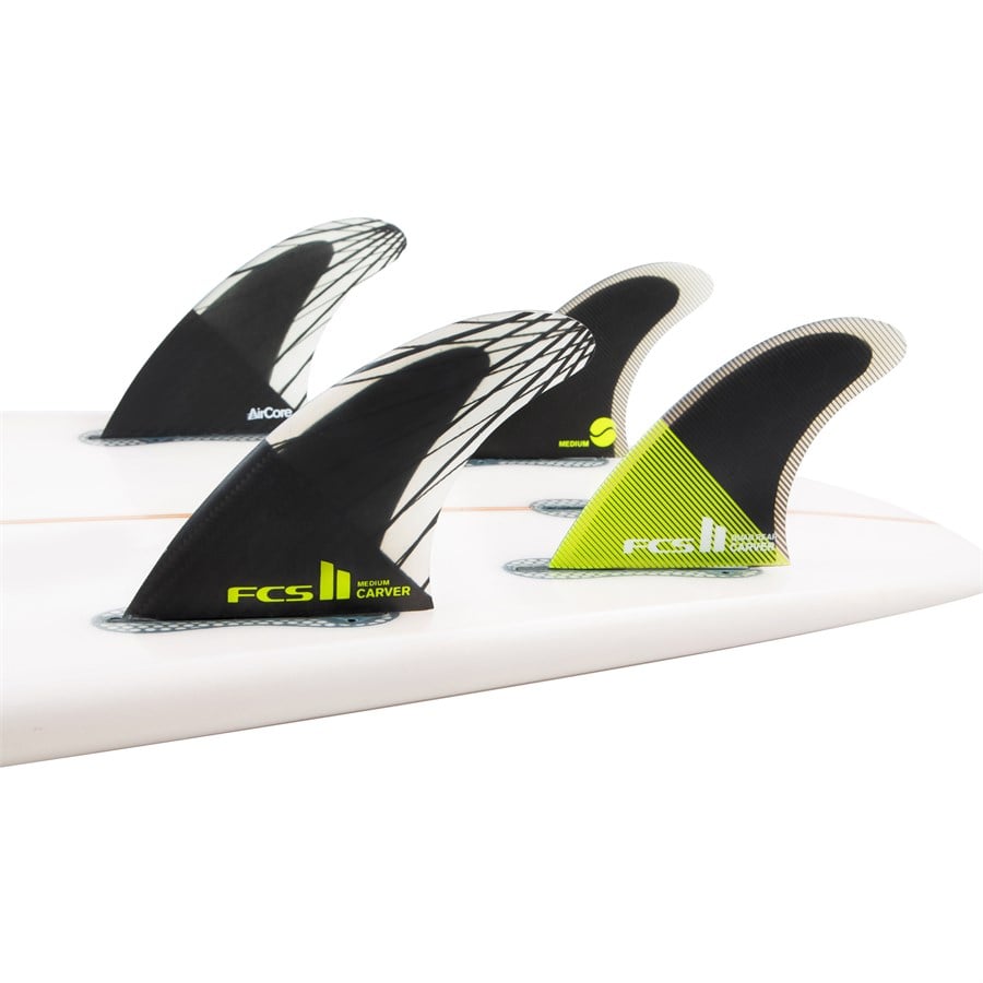 FCS II Carver PC Carbon Large Tri Fin Set
