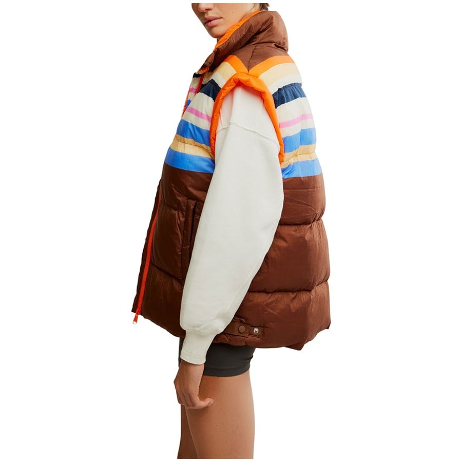 Free People Printed In A Bubble Vest - Women's