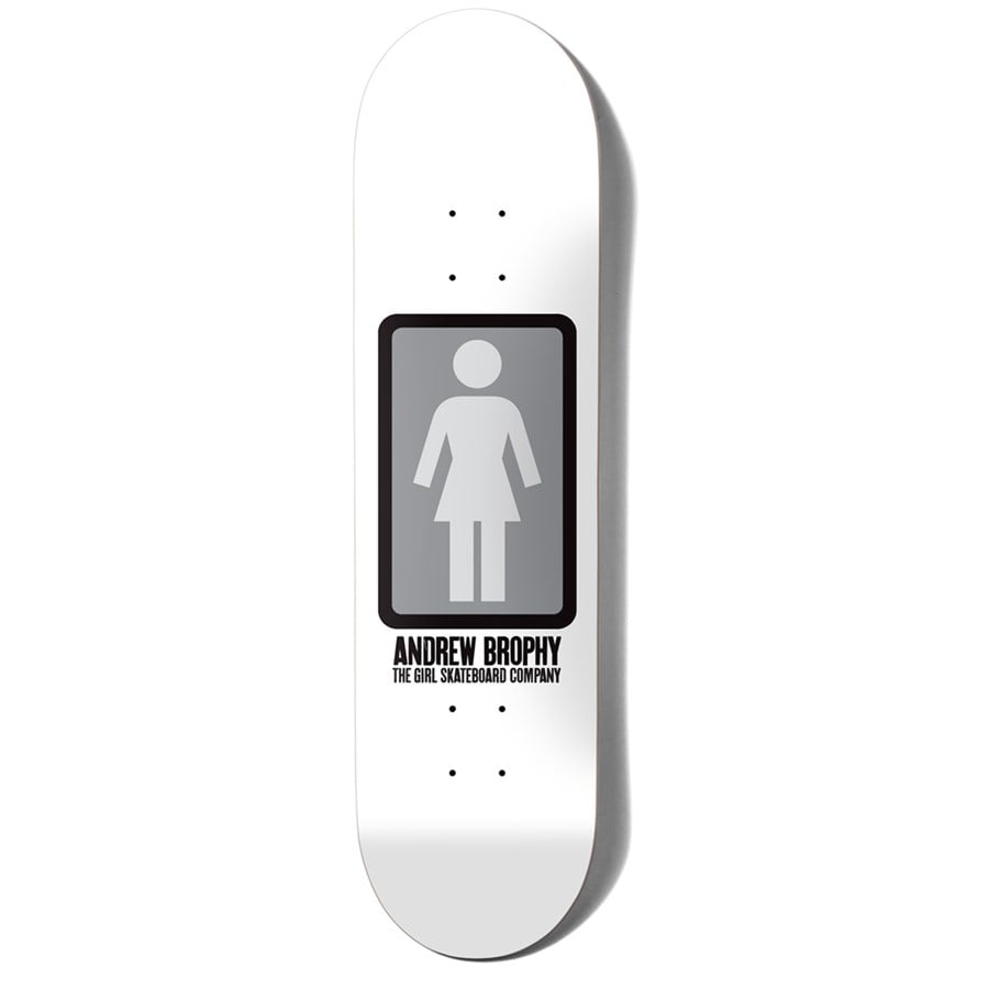 Girl Brophy OG Black White 8.6 Skateboard Deck