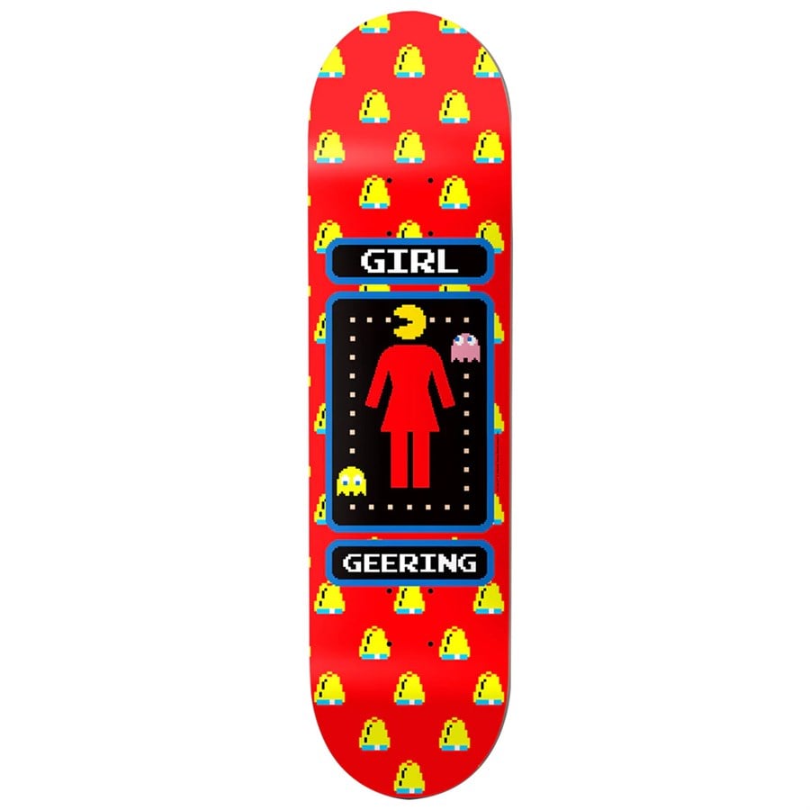 Girl Geering Pac-Man 8.5 Skateboard Deck