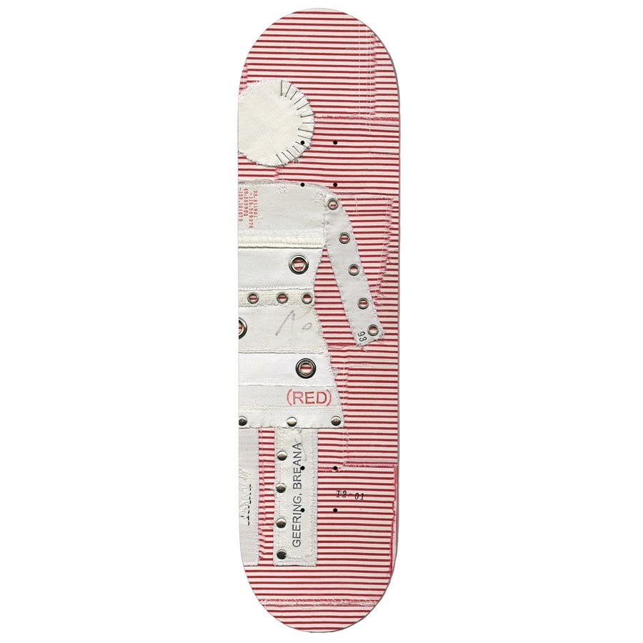 Girl Geering (Red) Stripe 8.0 Skateboard Deck