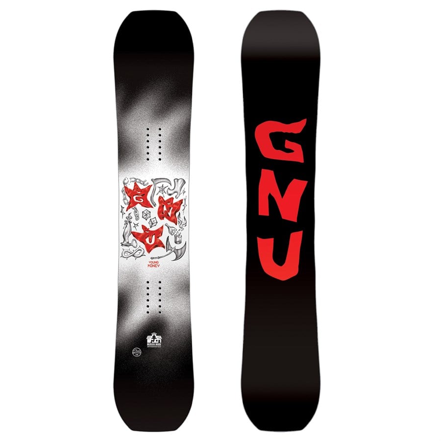 GNU Young Money C2E Snowboard - Kids' 2025