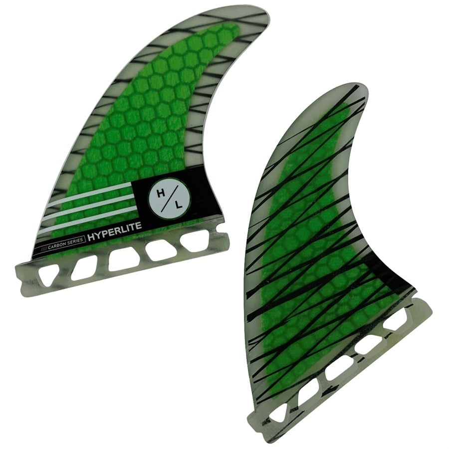 Hyperlite 4.5" Riot Carbon Surf Fin Set