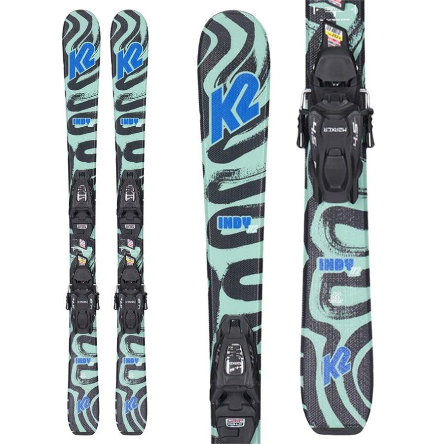 K2 Indy Skis + FDT 4.5 Bindings - Kids' 2023