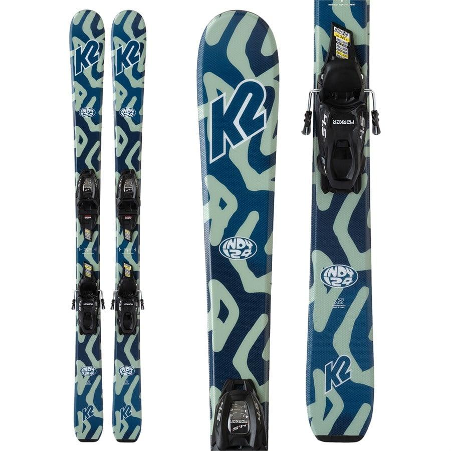 K2 Indy Skis + FDT 4.5 Bindings - Kids' 2026