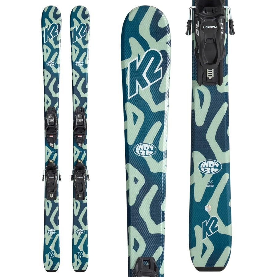 K2 Indy Skis + FDT 7.0 Bindings - Kids' 2025
