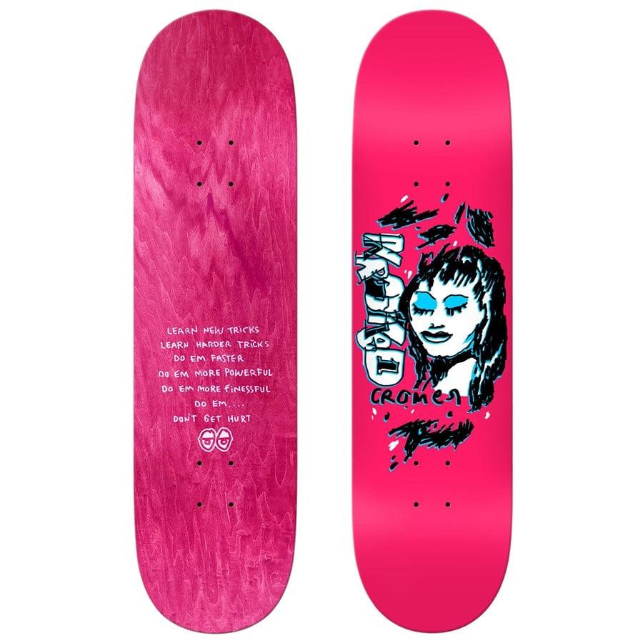 Krooked Cromer Pink & Blue 8.06 Skateboard Deck