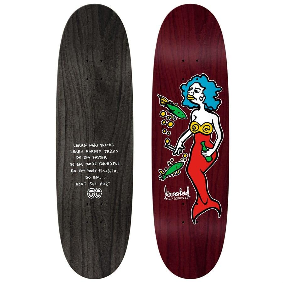 Krooked Gonz Mermaid 9.1 Skateboard Deck