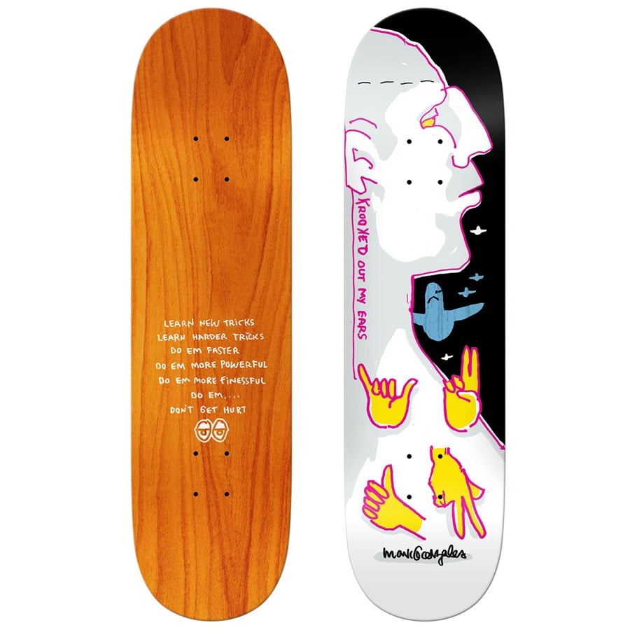 Krooked Gonz Out My Ears 8.75 Skateboard Deck